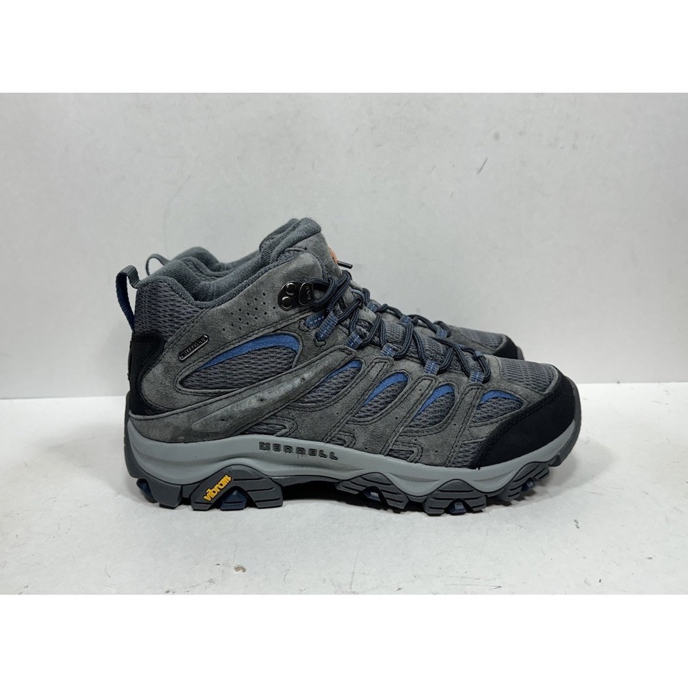 Merrell Moab 3 Mid Granite Blue Waterproof Hiking Boots J036267 Men's Size 8.5